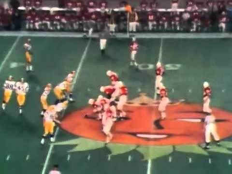 1971 Orange Bowl The Nebraska Cornhuskers vs The LSU Tigers