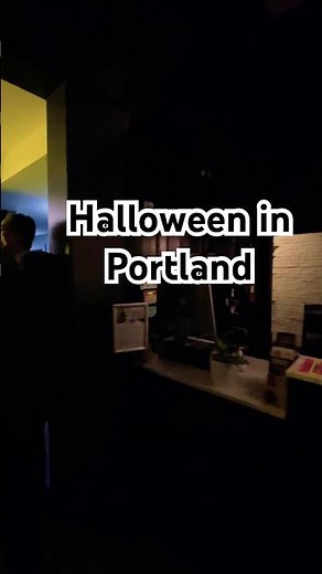Portland walking tour on Halloween Night 📍Oregon #shorts