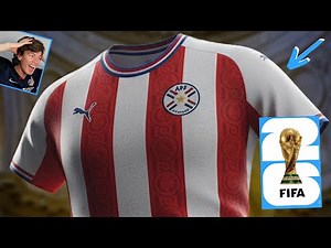 PARAGUAY UNVEILS its NEW JERSEY for the 2026 WORLD CUP MADE BY PUMA!