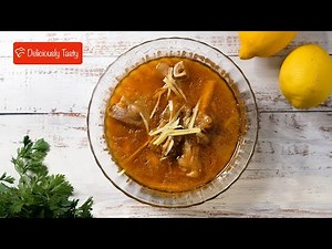 Lahori Paya Recipe | Lamb Trotters Recipe by Deliciously Tasty