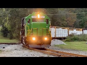 Sequatchie Valley Switching Company GP15-AC 737 and GP15-1 717 Running in Bridgeport, Alabama