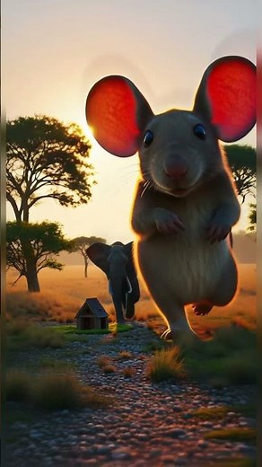 When the Tiny Rules the Giant 🐘🐭 | The Elephant and the Mouse – Cinematic Mini World