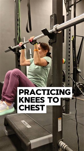 Practicing knees to chest. #kneestochest #fitness #motivation #challenge