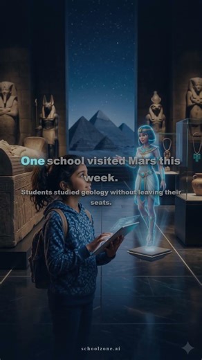 Your Kid Just Walked on the Moon 🌙 AI Virtual Field Trips Are Here #shorts