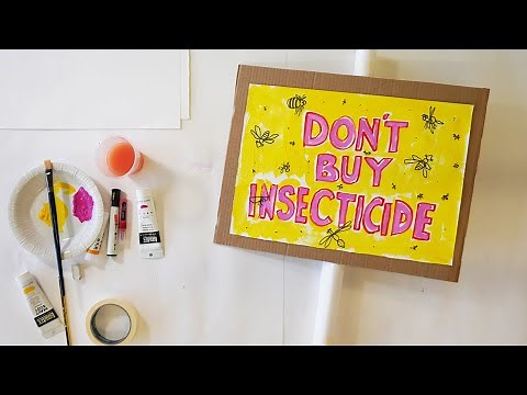 How To Make a Peace Placard Tutorial with Artist Carl Rowe l Hospital Rooms Digital Art School