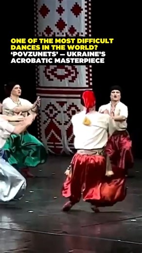 30K views · 2K reactions | "Povzunets", Ukraine’s scenic dance, was created by Pavlo Virsky, a world-renowned choreographer from Kyiv. And today, Povzunets is one of the most technically challenging dances in the world. The choreography includes 17 intricate movements, most performed on bent legs. via @uwcongress | In Ukraine | Facebook
