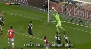 Arsenal vs Stoke City 3:1 Sagna