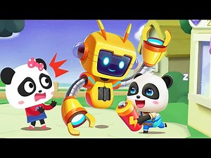 Little Panda's Life: Toy Adventure - Help Kiki and Repair Broken Toys - Babybus Games