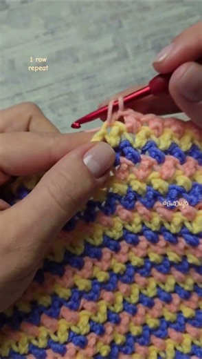 1 Row Repeat Lace Crochet Pattern | Crochet Stitches #crochettutorial #easycrochet #crochetblanket