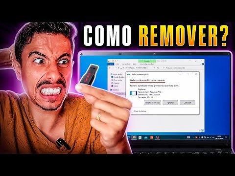 Como REMOVER PROTEÇÃO CONTRA GRAVAÇÃO DO PENDRIVE ou CARTÃO SD!