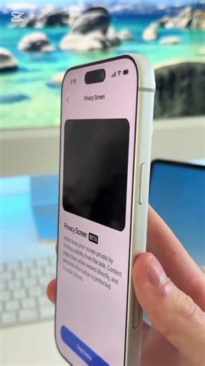 iPhone privacy screen settings 🔒 protect your screen & data instantly 😳 #iPhoneTips #TechTok
