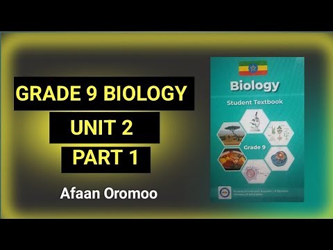 GRADE 9 BIOLOGY UNIT 2 PART 1, Qubeetutorial
