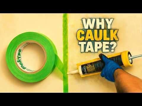 WHY Caulk Your Tape? Painting Perfect Lines From A to Z
