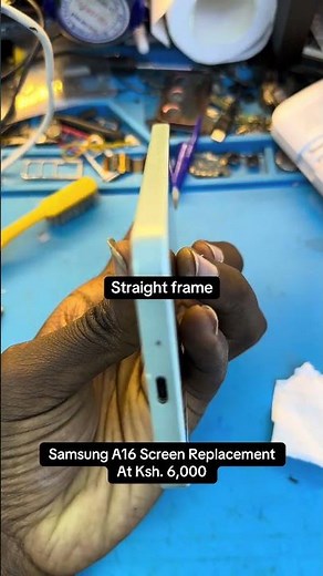 Samsung a16 screen replacement. #samsunga16 #screenreplacement #samsungscreenrepair #phonerepair #fy