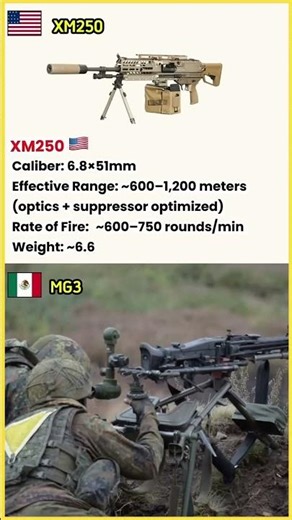US XM250 Next-Gen Beast vs Mexican MG3 Timeless Titan – Which Machine Gun Dominates the Battlefield?