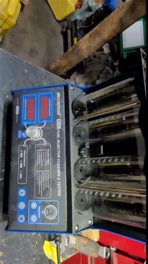 Hyundai santa fe fuel injectors test. #diy #automotive #hyundai