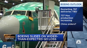 Boeing sees wider-than-expected loss on top, bottom line in Q3 earnings