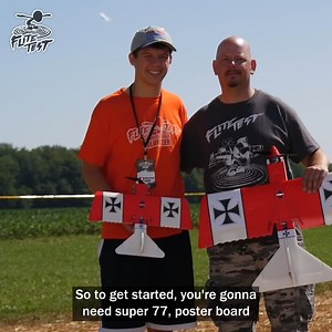 7.6K views · 237 reactions | How to Use Template Plans to Make Your Poster Board Plane ✈ | Flite Test | Facebook