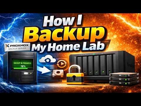 How I Backup My Home Lab (Proxmox Backup + Synology NAS)