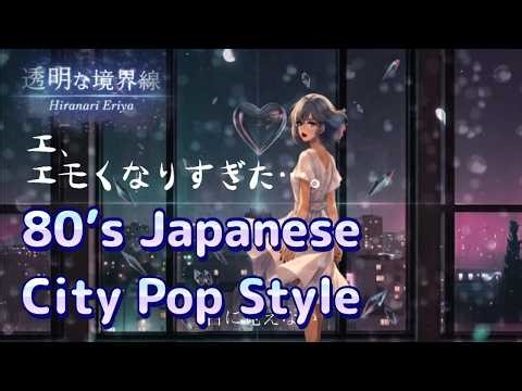 透明な境界線 - Hiranari Eriya (Official Visualizer) | Japanese City Pop 2026