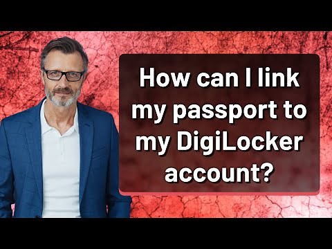 How can I link my passport to my DigiLocker account?
