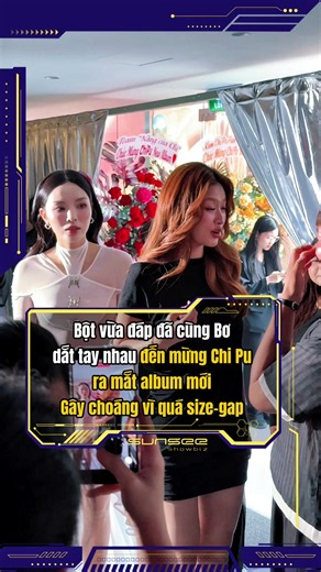 Bột vừa đáp máy bay đã dắt em Bơ đi dự sự kiện ra mắt album của Chi Pu😍😙 #kyduyen #doanthienan #chipu #sunseeshowbiz #tiktokgiaitri