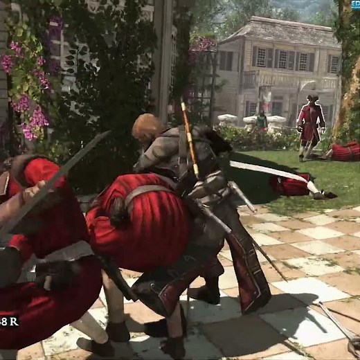 Assassin's Creed 4 Black Flag Unarmed Gameplay Templar Outfit ‪@MrEdxwx‬