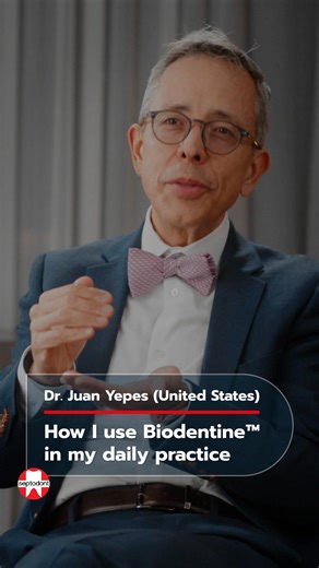 Dr. Juan Yepes (US), Professor of Paediatric Dentistry, explains why he sees Biodentine™ as a true dentine substitute. | Septodont | Facebook