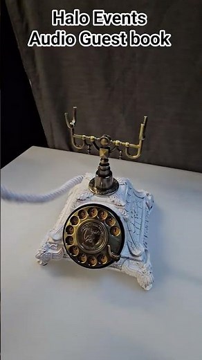 Simple Instructions on how to use the Antique Audio Guest Book.
