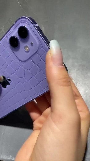 Purple iPhone 12#iphone12 #iphonesticker #foryou