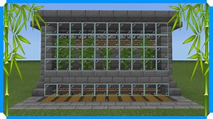 How To Build A Double Sided Bamboo Farm [Minecraft Bedrock Edition] Minecraft Map