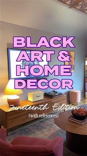 7 Black Art & Home Decor Finds 🖤 | Juneteenth Edition
