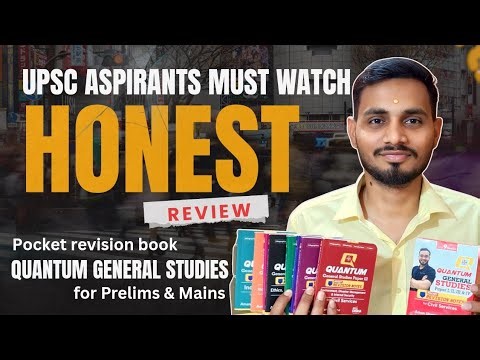 My honest review on this Quantum General studies, paper 1,2,3,4 revision notes book for UPSC #upsc