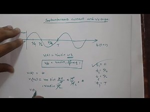 Instantaneous current and voltage in bangla