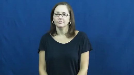 Watch how to sign 'widow' in American Sign Language.