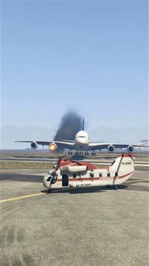 Airbus Emergency Landing While Cargo Helicopter Pilot Struggles to Escape Gtav