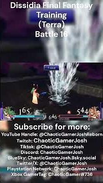 Dissidia Final Fantasy Battle Replays - Training (Terra) Battle 16