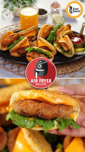 Turn your favorite Hot Chilli Chicken into a fun serving style with golden air-fried bun pockets—simple, spicy, and crowd-pleasing. #foodfusion #chicken #airfryer #happycookingtoyou | Food Fusion