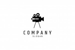 Premium Vector | Film video camera icon vector illustration logo design