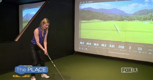 Practice your golf game at any hour 365 days a year at Salt Lake Golf Lounge