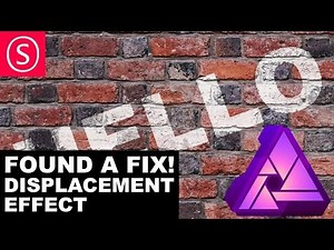 Affinity Photo: Displacement Effect FIXED - You need to see this