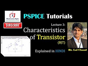Transistor Characteristics Using PSPICE 9.1 (BJT Characteristics in PSPICE)