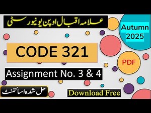 ⏩ AIOU Code 321 Solved Assignment No.3 & 4 Autumn 2025 || Subject: Muslim History of Sub-Continent
