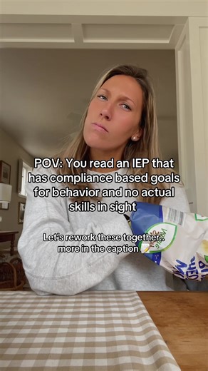 Reworking Compliance Goals in IEPs for Executive Skills