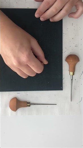 Hand-Carving a Camellia Linocut | Printmaking Process #linocut #art #printmaking