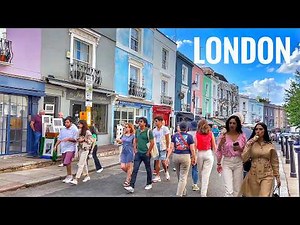 Kensington London City Walk | 4K HDR Virtual Walking Tour around London City | London Summer Walk