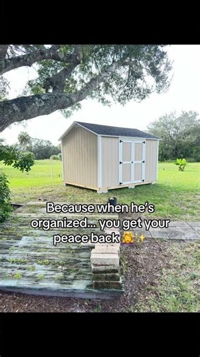 We build sheds that look beautiful, last for years, and instantly calm the chaos at home.