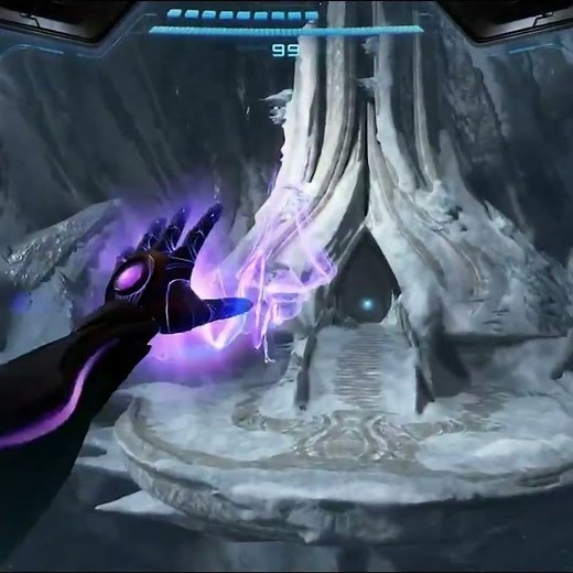Just swinging on by.#metroidprime4 #metroid #shorts