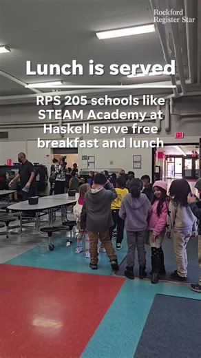 Rockford Public Schools like STEAM Academy at Haskell will continue to provide free meals to students even if SNAP benefits are disrupted. | The Journal-Standard