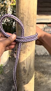 How to tie a knot with Pole #tips #DIY #shorts #knot #style #ideas #interesting | MasterofThink